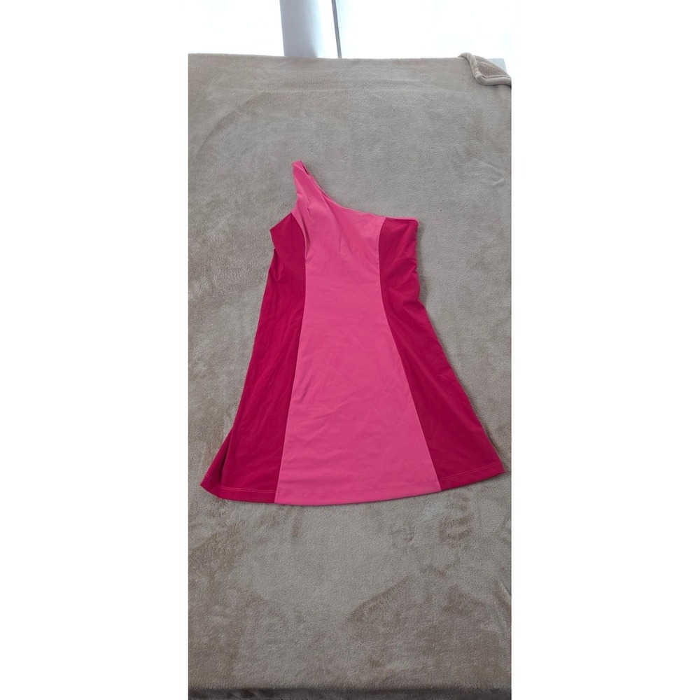 Outdoor Voices Dress Women Size Small Pink One Shoulder Athletic Exercise Tennis